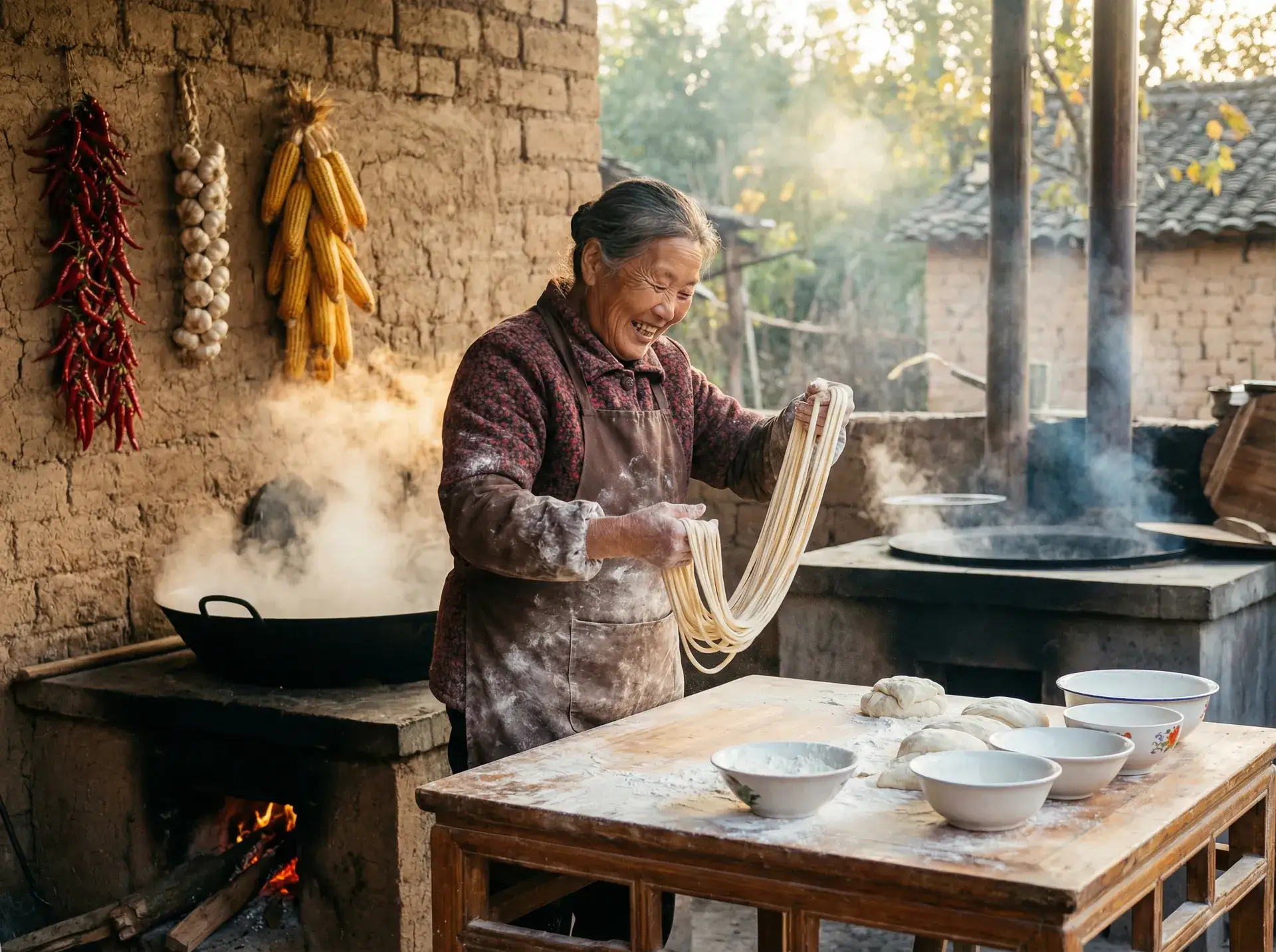 农家大嫂手擀面 - 5G在线观看多人运动罗志祥 乡村美食
